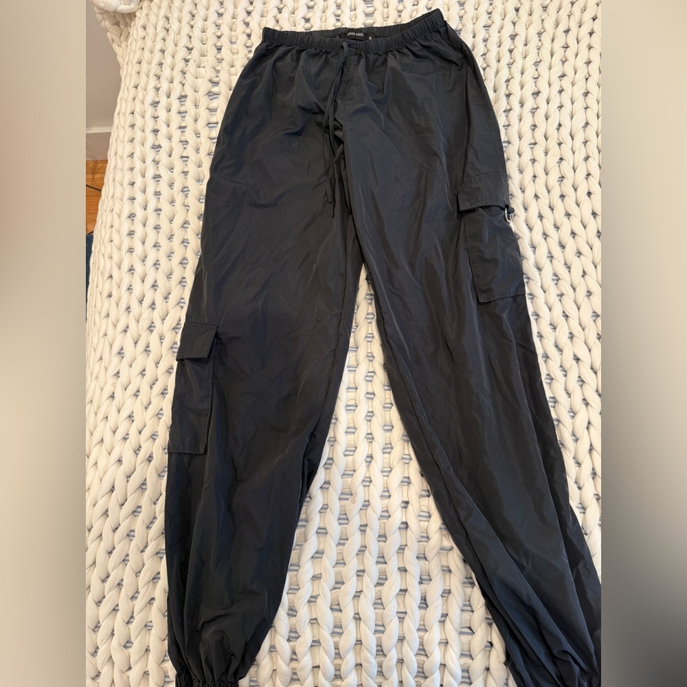 Tiger Mist Black Jogger Track Pants Relaxed Fit